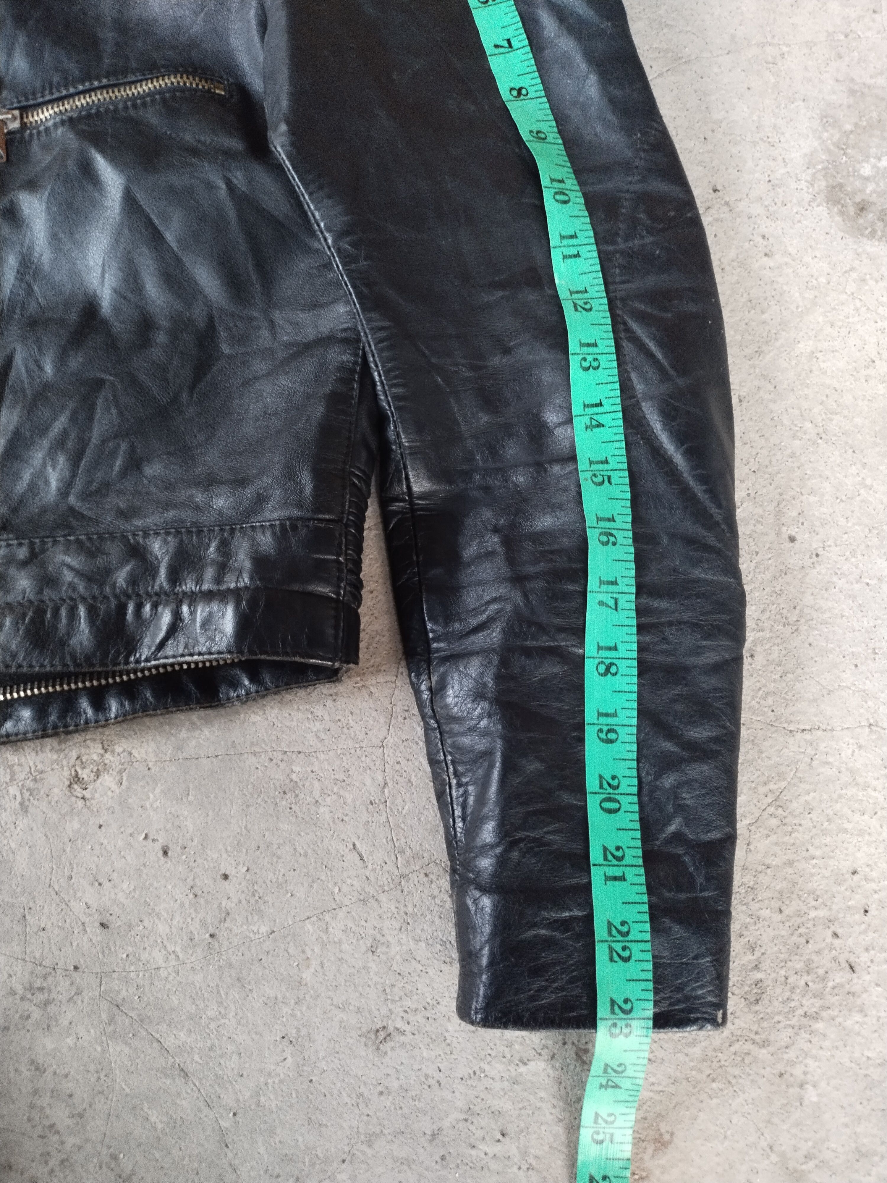 Leather Crazy Vtg Harro Kombi Biker Germany Leather Jacket Schott Size US S / EU 44-46 / 1 - 16 Thumbnail