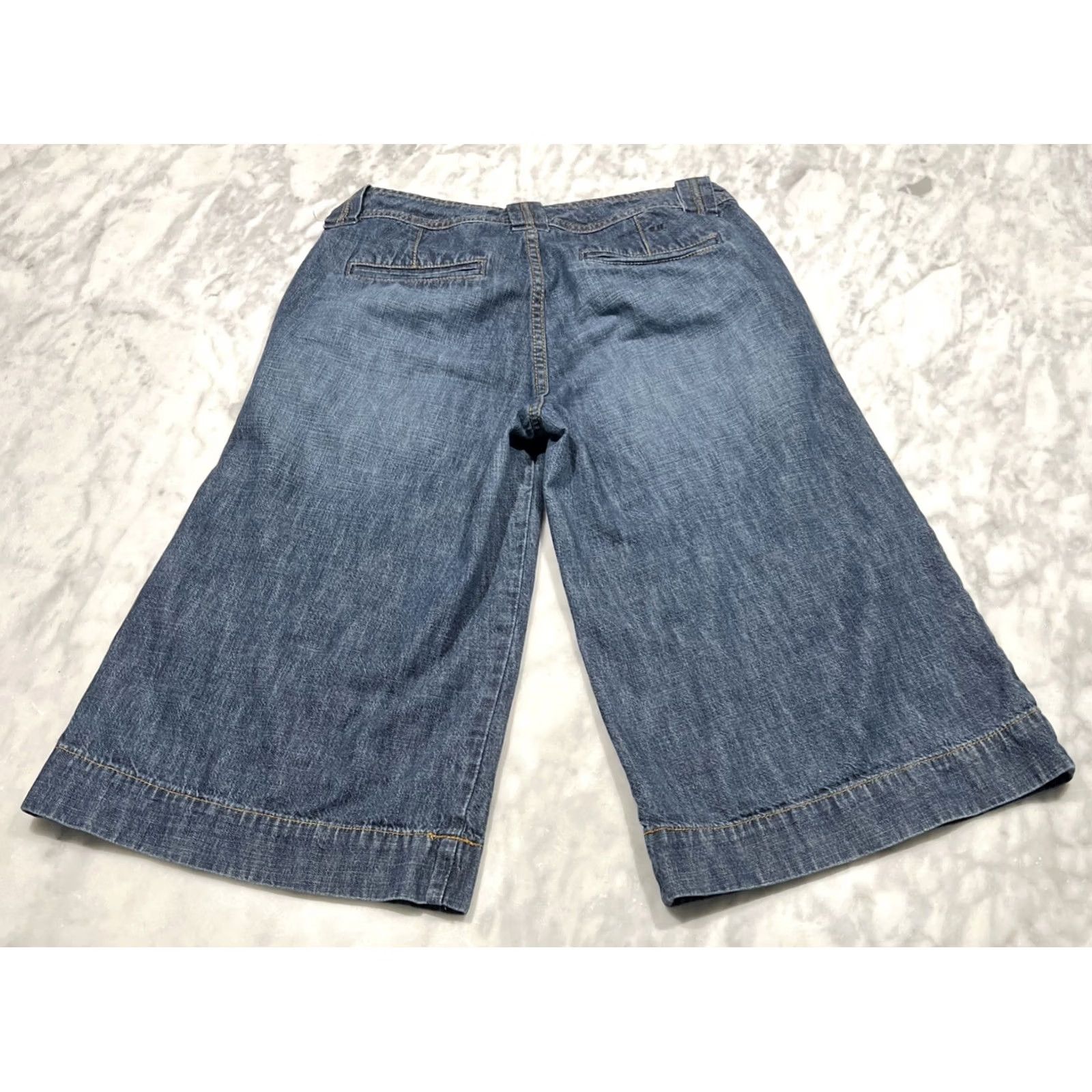 Tommy Hilfiger Tommy Hilfiger Jeans Womens 4 Blue Shorts Women Wide Leg Crop Denim Pockets Cotton Mom Size 27" / US 4 / IT 40 - 3 Thumbnail