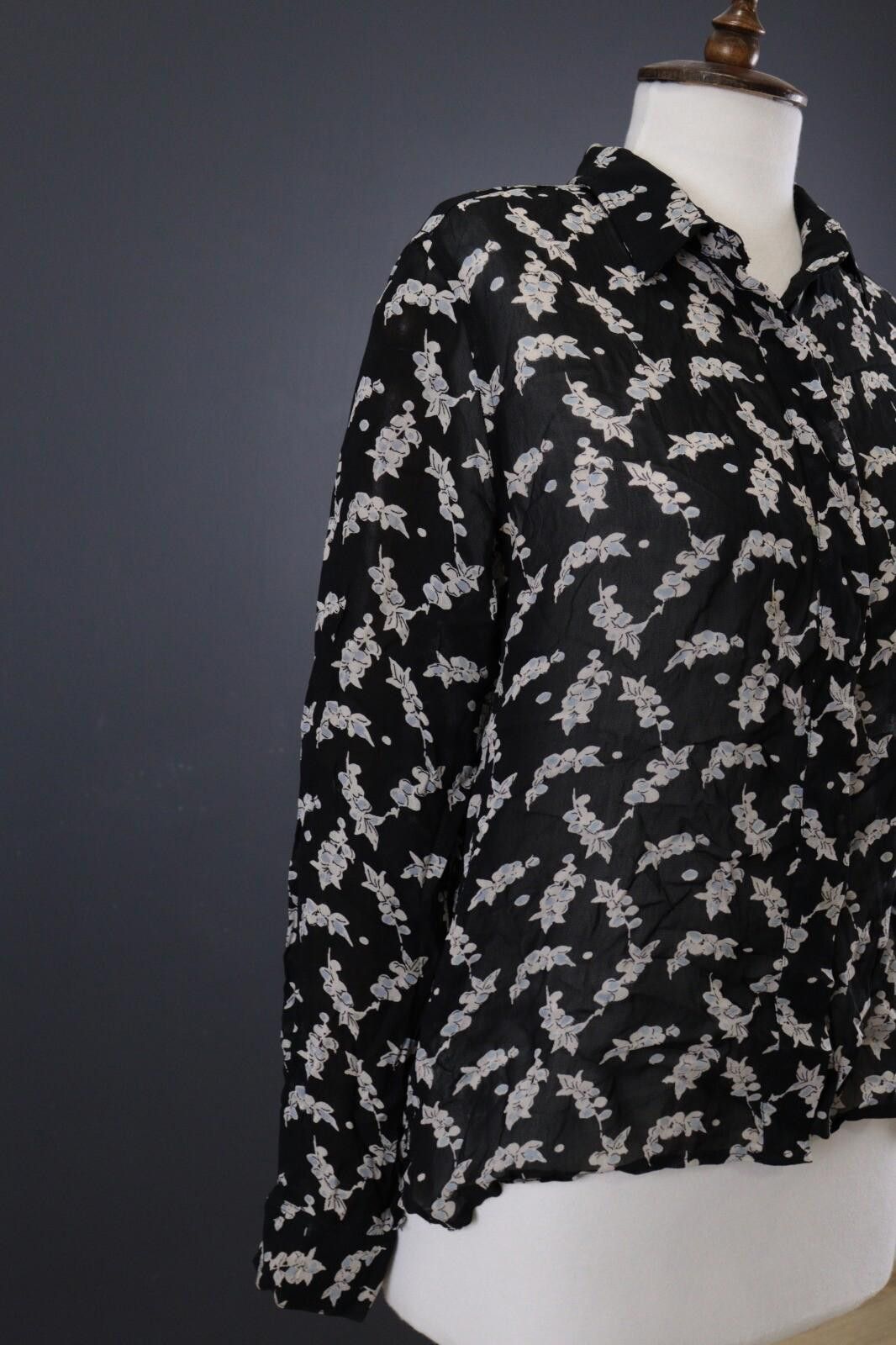 Gianni Valentino GANNI Seymour Georgette Printed Shirt Shift Dress Size M Size M / US 6-8 / IT 42-44 - 6 Thumbnail