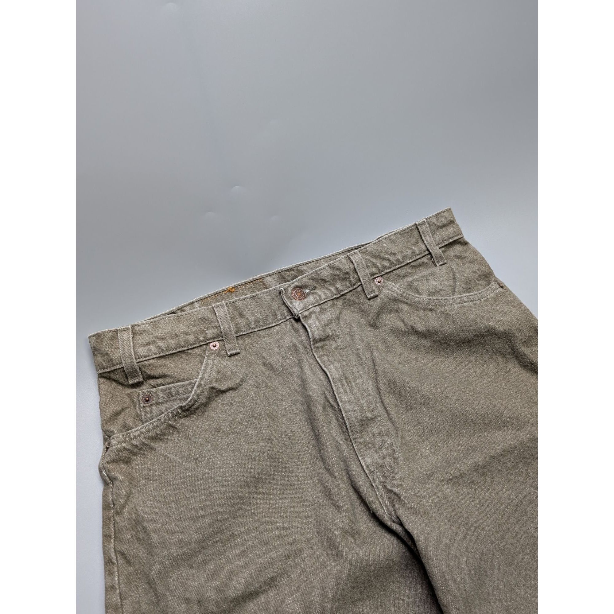 Levi's Levi's 550 Made In USA Orange Tab Green Jeans Pants (Y1071) Size US 36 / EU 52 - 3 Thumbnail