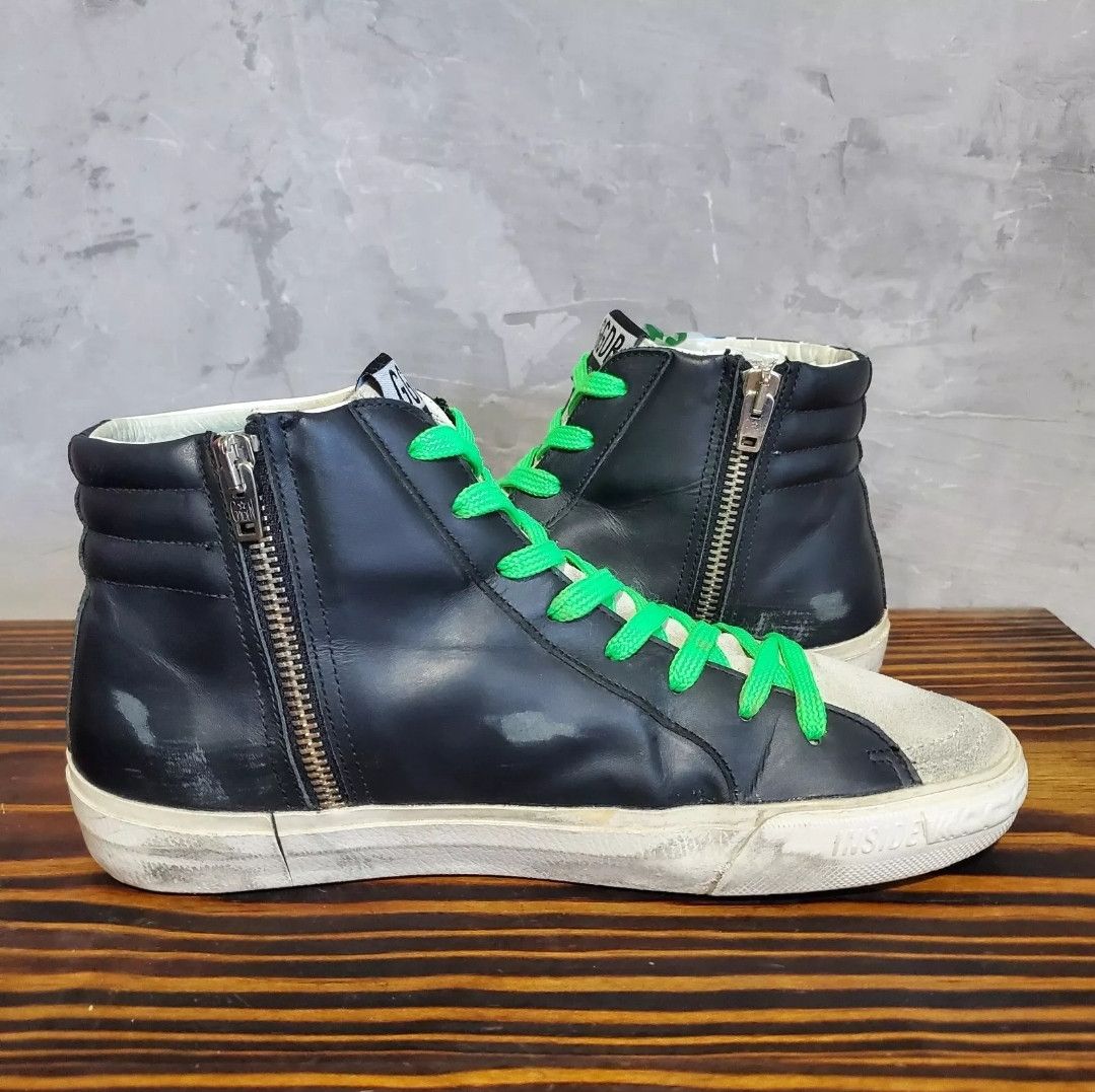 Golden Goose Golden Goose Slide High Top Sneaker 38 Rainbow Black Size US 8 / IT 38 - 13 Thumbnail