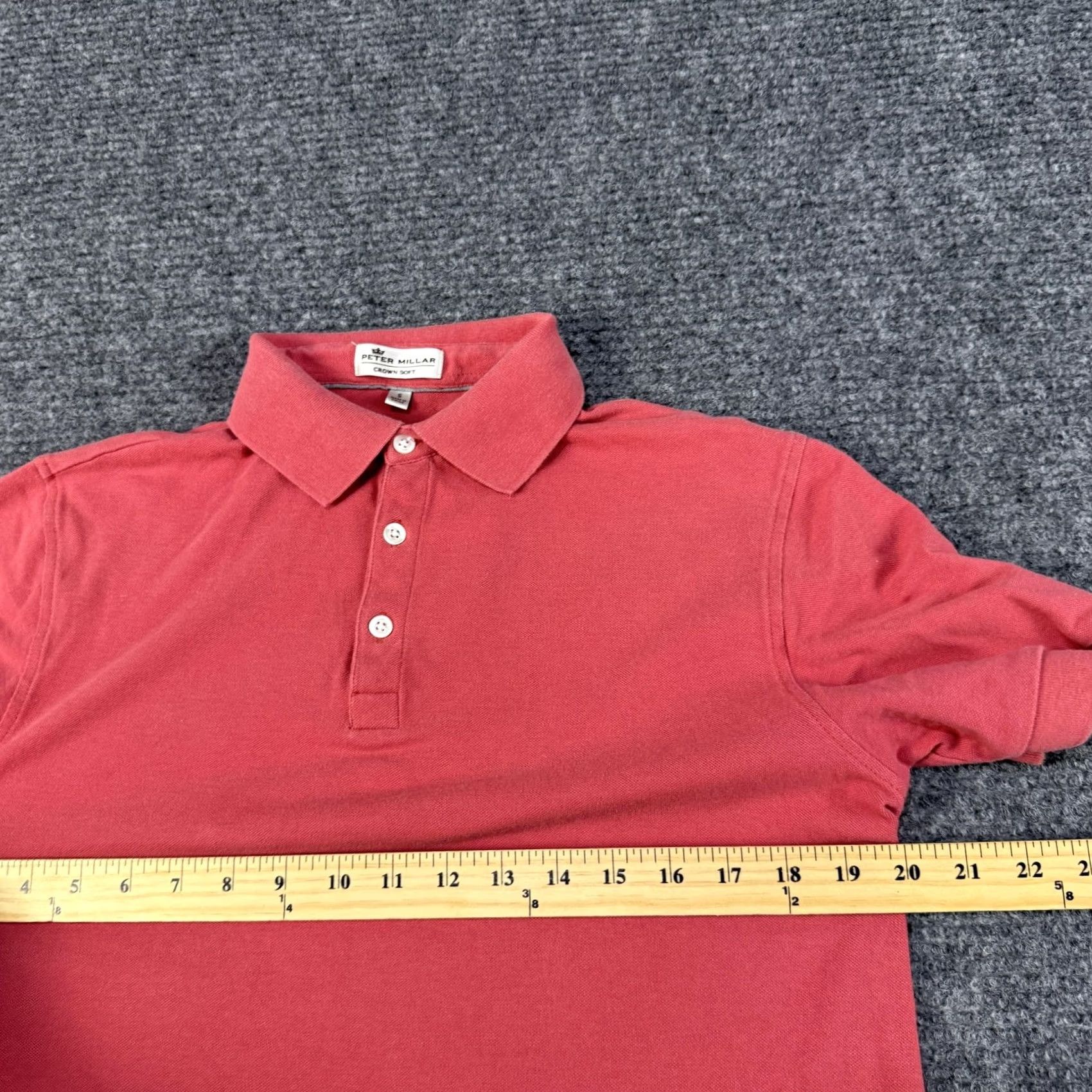 Peter Millar Peter Millar Polo Shirt Mens Small Red Crown Soft Pima Cotton Silk Blend Casual Size US S / EU 44-46 / 1 - 6 Thumbnail