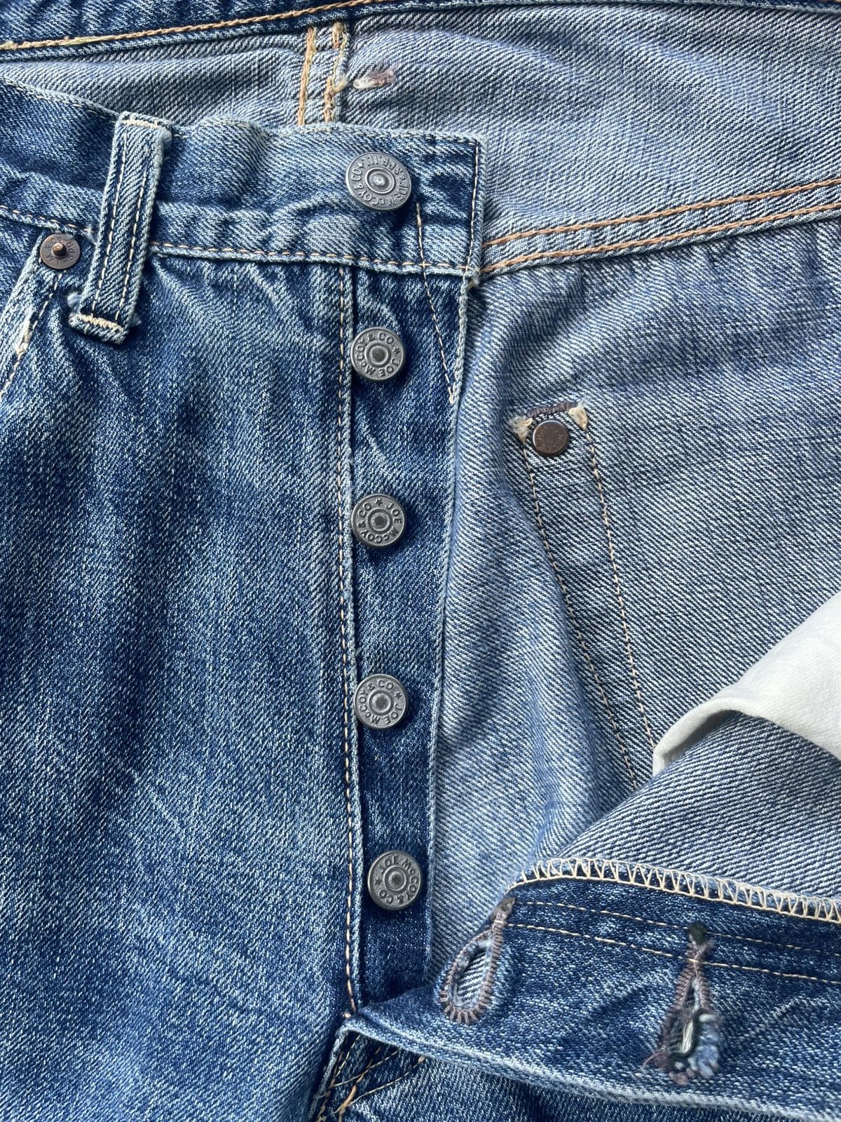The Real McCoy's Vintage Joe Mccoy Selvedge Denim Size US 34 / EU 50 - 18 Thumbnail