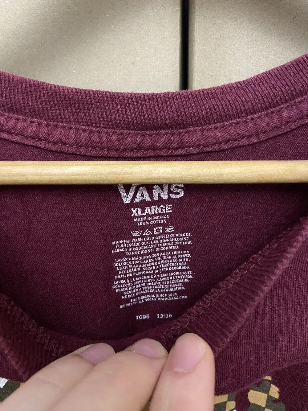 Vans 🇺🇸VINTAGE USA CALIFORNIA VANS TEE T SHIRT Y2K SKATE STREET Size US XL / EU 56 / 4 - 11 Thumbnail