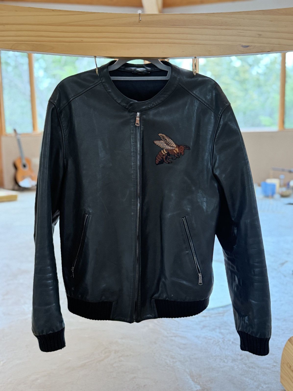 Gucci Gucci leather jacket Size US XL / EU 56 / 4 - 1 Thumbnail