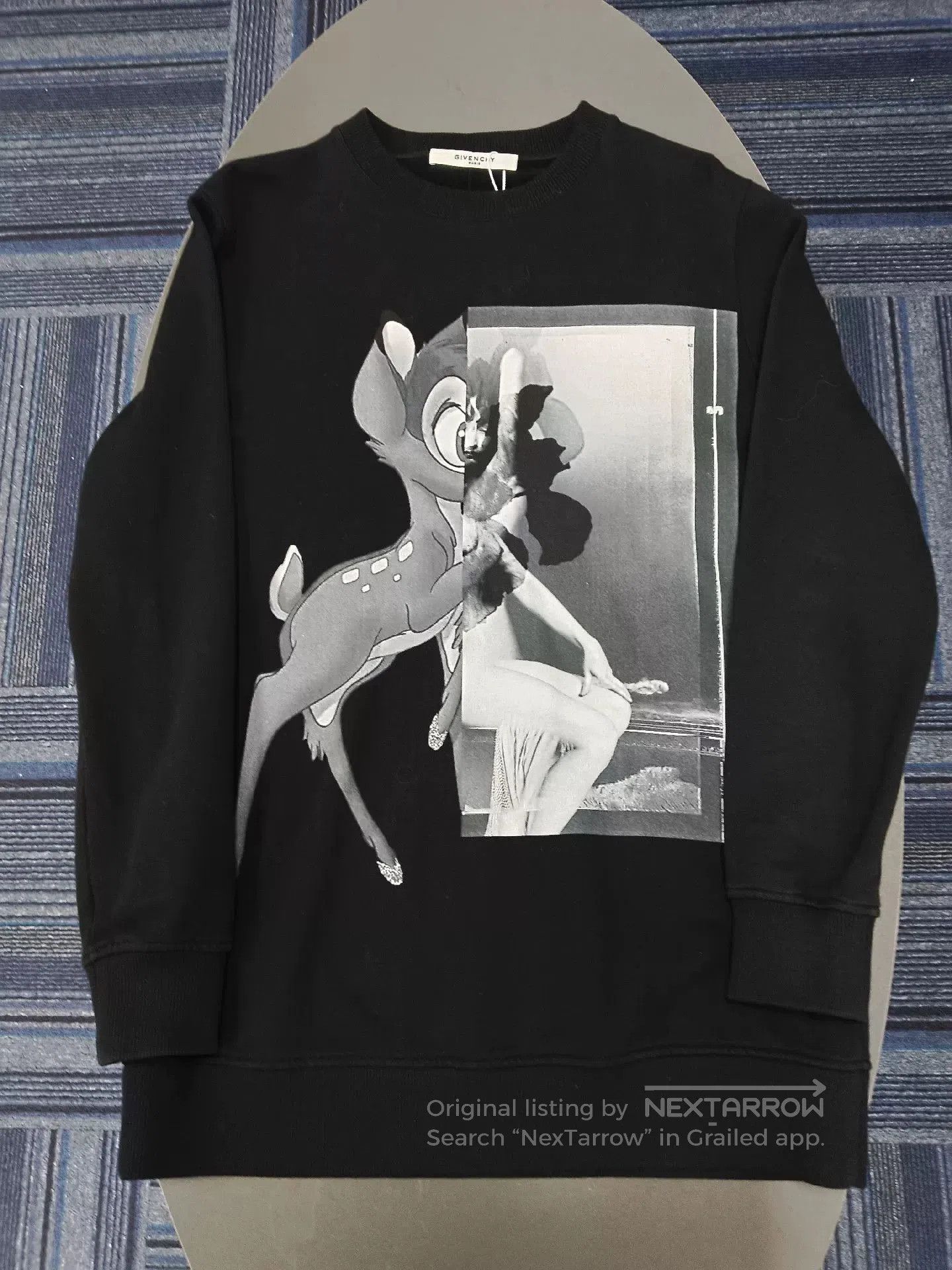 Givenchy givenchy black sweatshirt with bambi print. Size S / US 4 / IT 40 - 1 Thumbnail