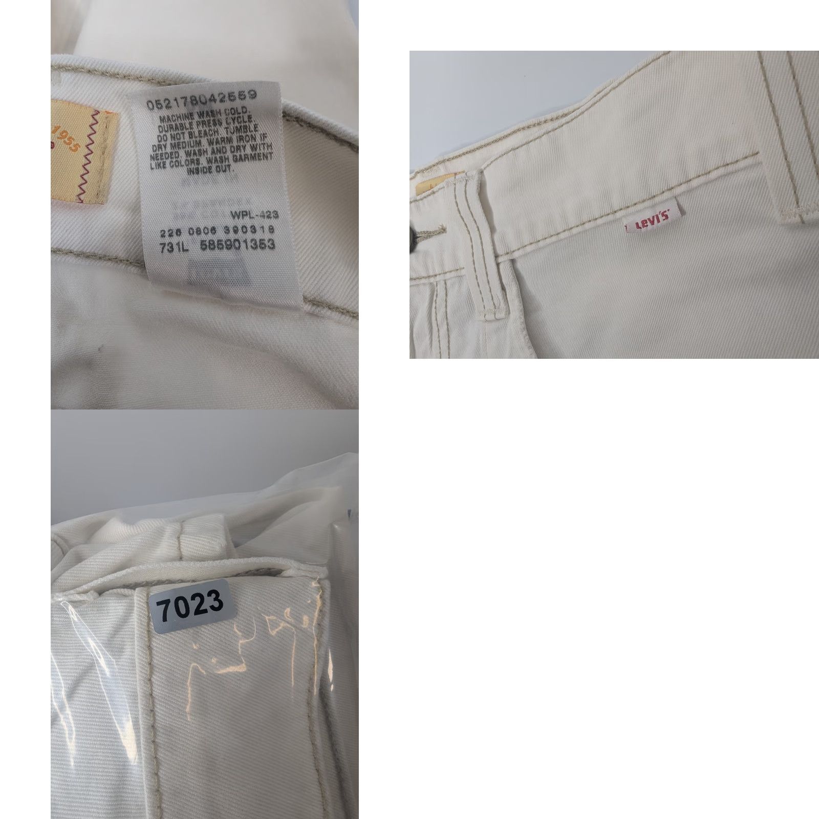 Levi's Levi's Pants Shirt Twills Utility Cotton White Cream Chino Women Size 6 Regular Mid Rise Pants Casual Vintage? No. Size 28" / US 6 / IT 42 - 9 Thumbnail