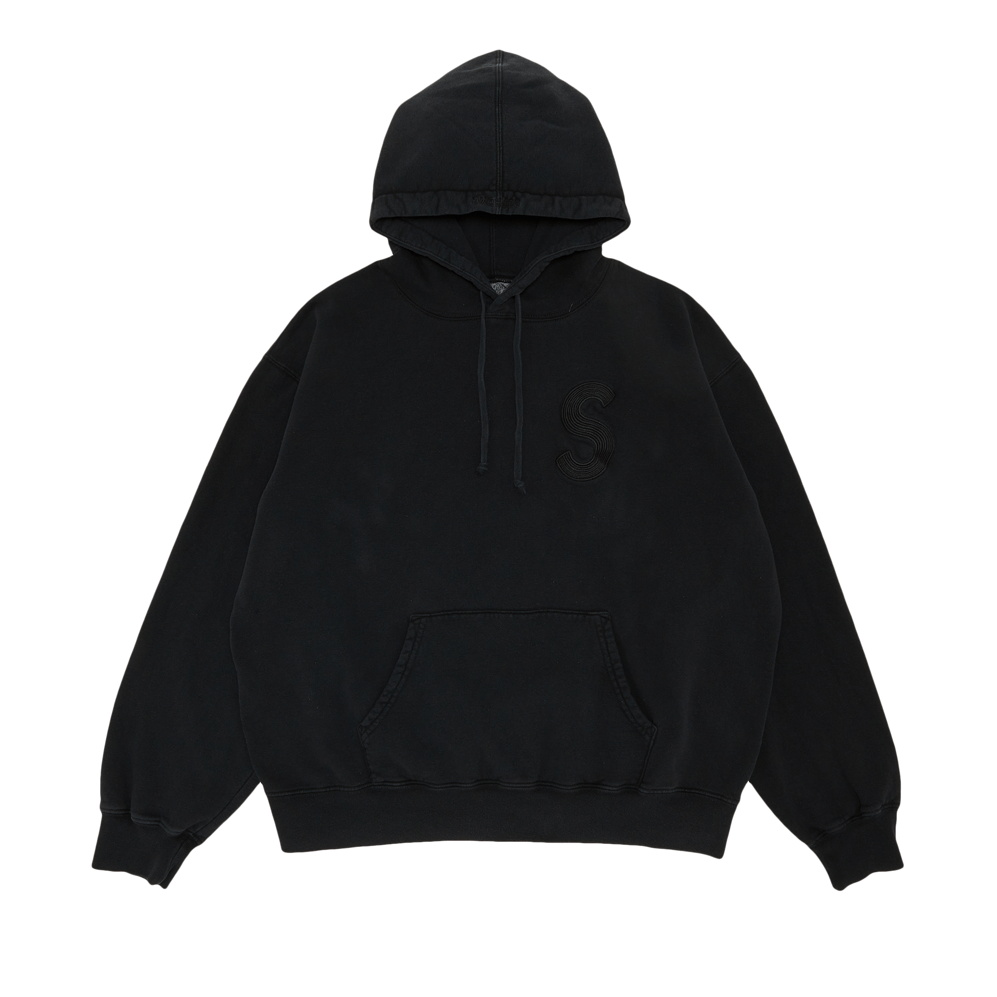 トップス Supreme Overdyed S Logo Hoodie Black L Supreme Overdyed S Logo Hooded Sweatshirt (SS23) - $158