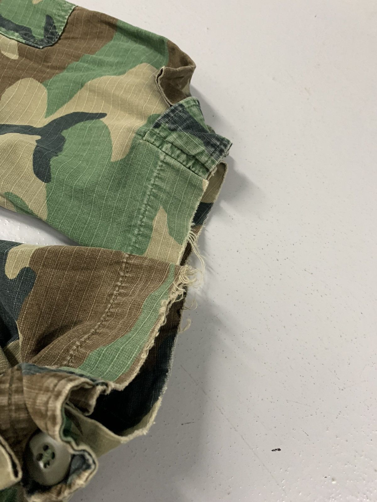 Other Vintage Woodland US Camo Utility Jacket - Small Regular Size US S / EU 44-46 / 1 - 3 Thumbnail