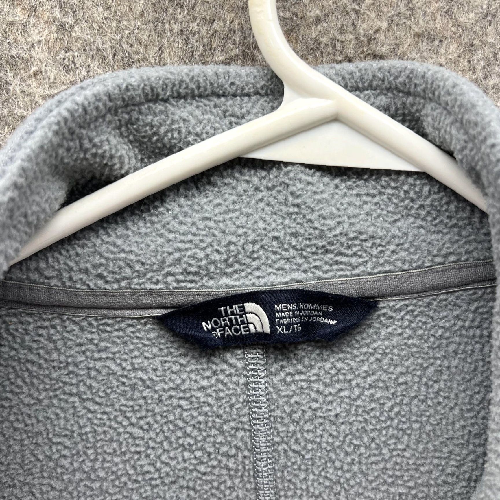 The North Face The North Face Fleece Jacket Mens XL Gray Full Zip Outdoor Hiking Warm Trail Shirt Mens XL Gray Full Zip Jacket Size US XL / EU 56 / 4 - 2 Thumbnail