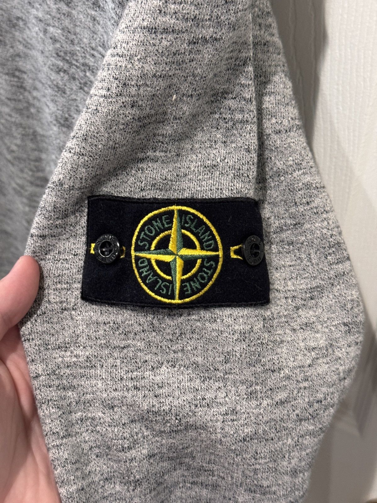 Stone Island Stone Island Grey Lined Sweater size S Size US S / EU 44-46 / 1 - 5 Thumbnail