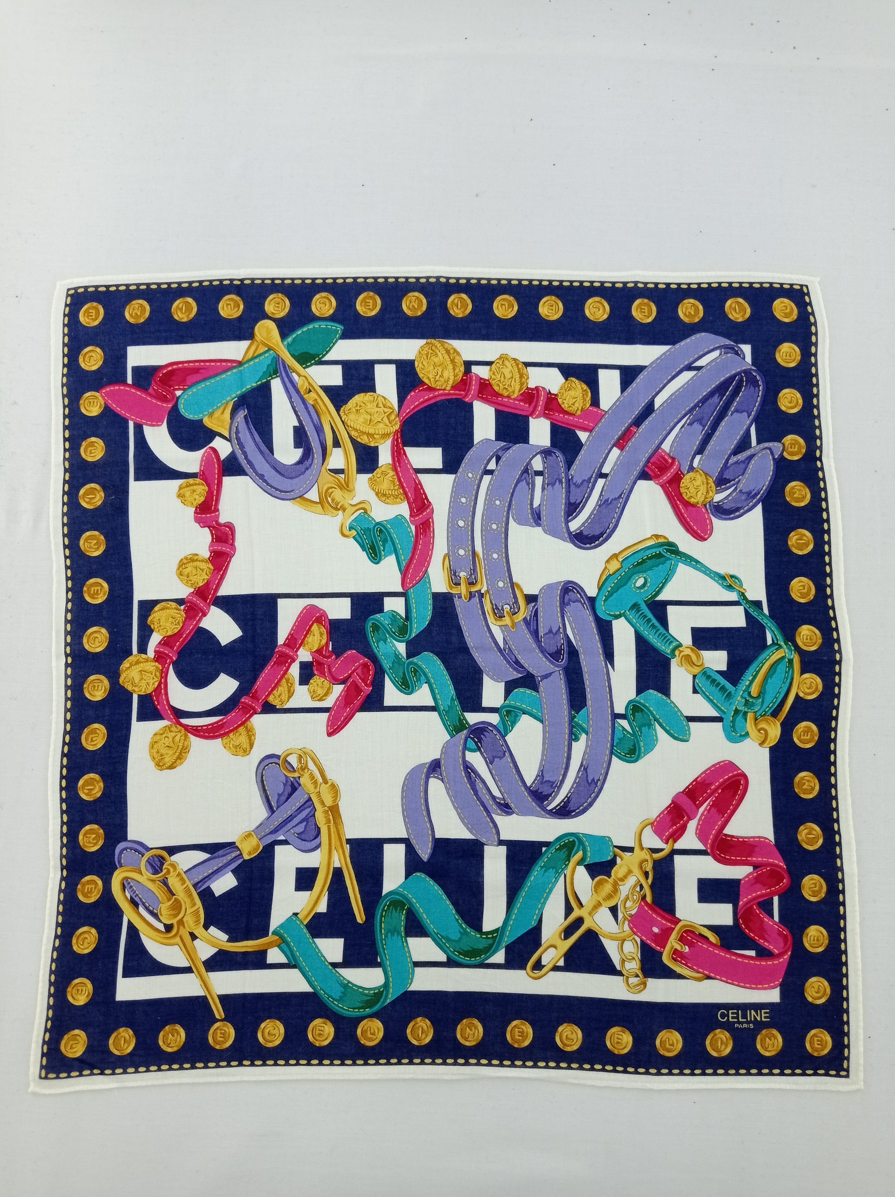 Celine × Vintage Celine Handkerchief / Neckwear / Bandana Size ONE SIZE - 3 Thumbnail
