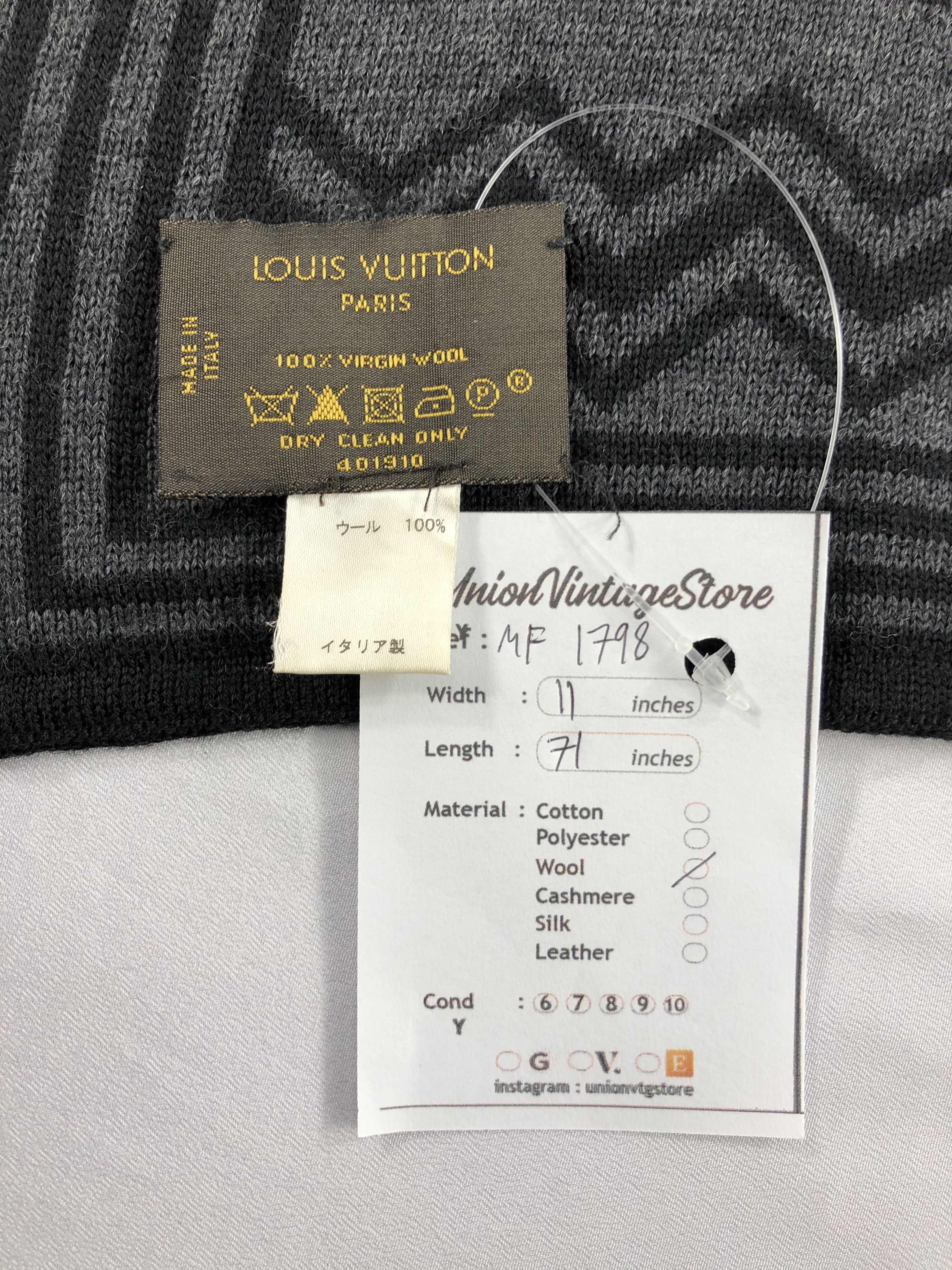Louis Vuitton × Vintage Louis Vuitton Scarf / Muffler / Neckwear Size ONE SIZE - 8 Thumbnail