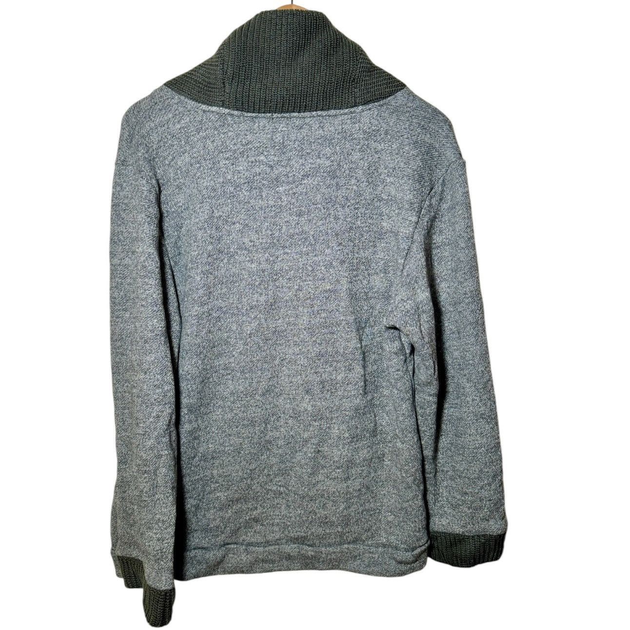 Comme Ca Ism Comme Ca Men Japan Cowl Neck Pullover Knit Sweater Gray M Size US M / EU 48-50 / 2 - 3 Thumbnail