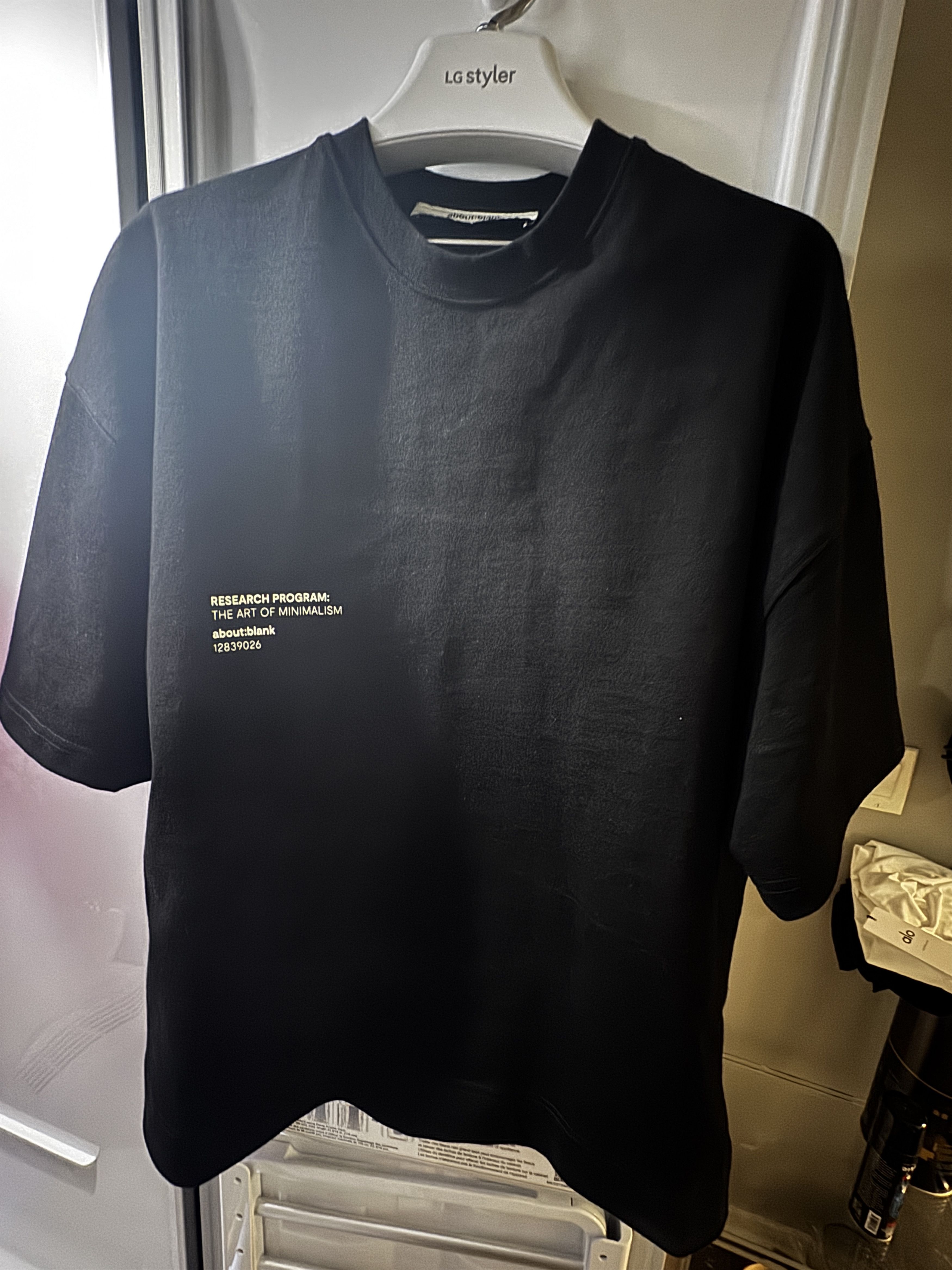 About:Blank Research T-Shirt (Hemmed to 27" Length) Size US S / EU 44-46 / 1 - 2 Thumbnail