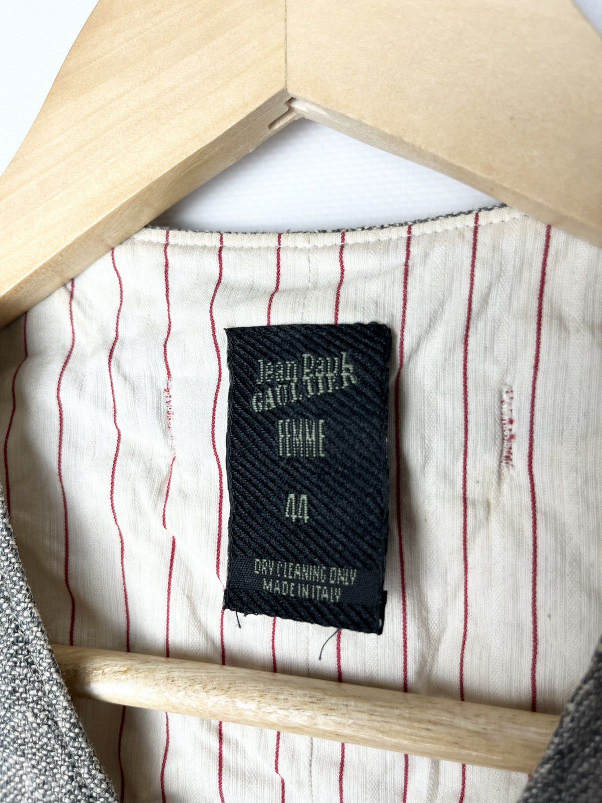 Jean Paul Gaultier Archival Jean Paul Gaultier SS 1990 Linen Vest Size US S / EU 44-46 / 1 - 13 Thumbnail