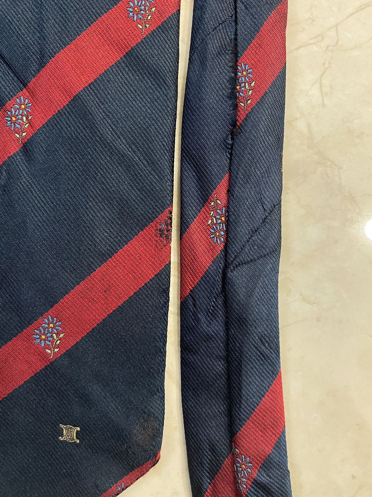 Celine ‼️VINTAGE CELINE Paris Necktie silk tie Size ONE SIZE - 7 Thumbnail