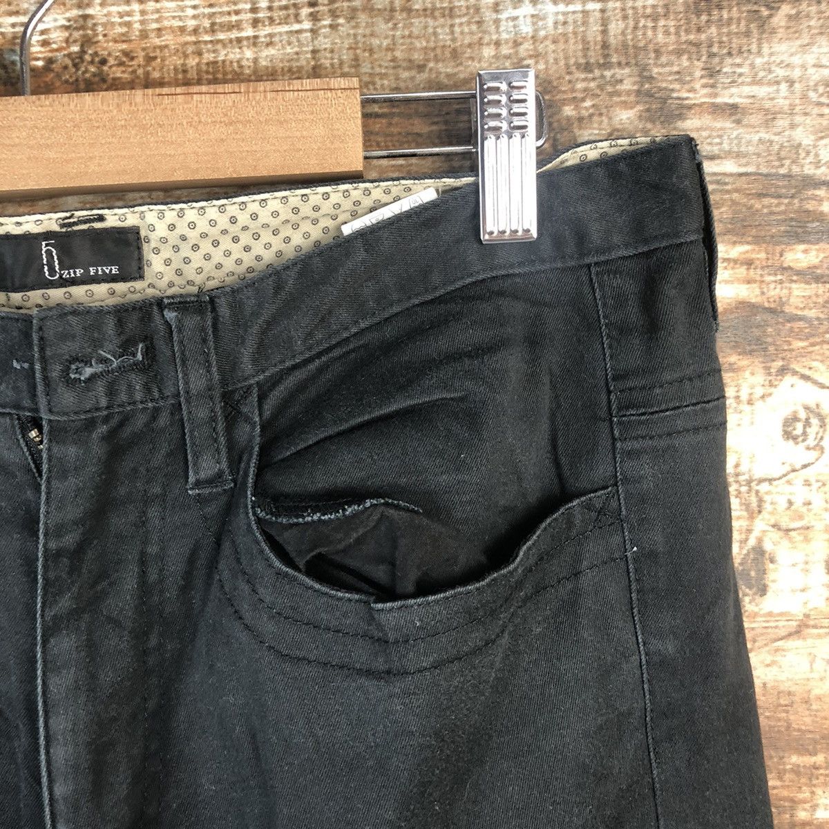 Japanese Brand DL Zip Five Dark Blue Cargo Multipocket Pants #C701 Size US 30 / EU 46 - 8 Thumbnail