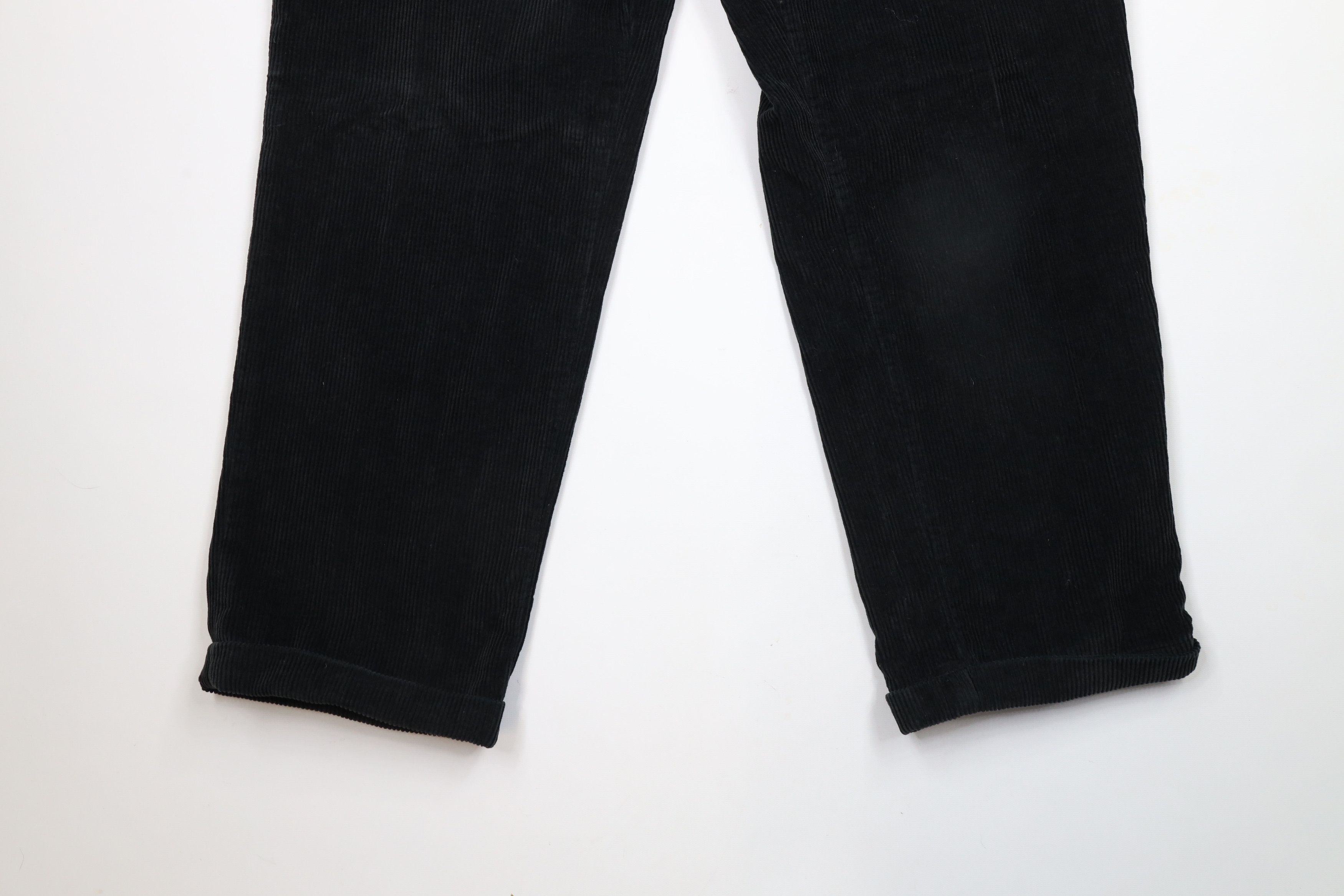 Brooks Brothers × Vintage Vintage 90s Brooks Brothers Wide Leg Corduroy Pants Black Size US 38 / EU 54 - 4 Thumbnail