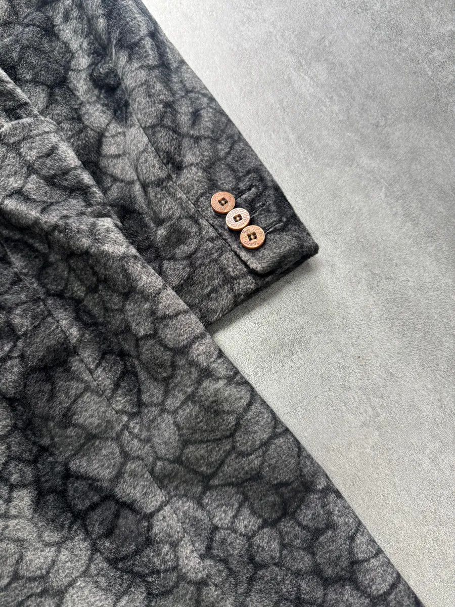 Versace 2000s Versace Grey Dark Shell Long Coat Size US XS / EU 42 / 0 - 7 Thumbnail