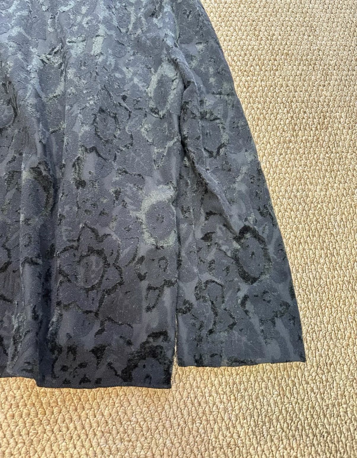Comme des Garcons COMME des GARÇONS Black Velvet Jacquard Jacket K23 Size S / US 4 / IT 40 - 7 Thumbnail