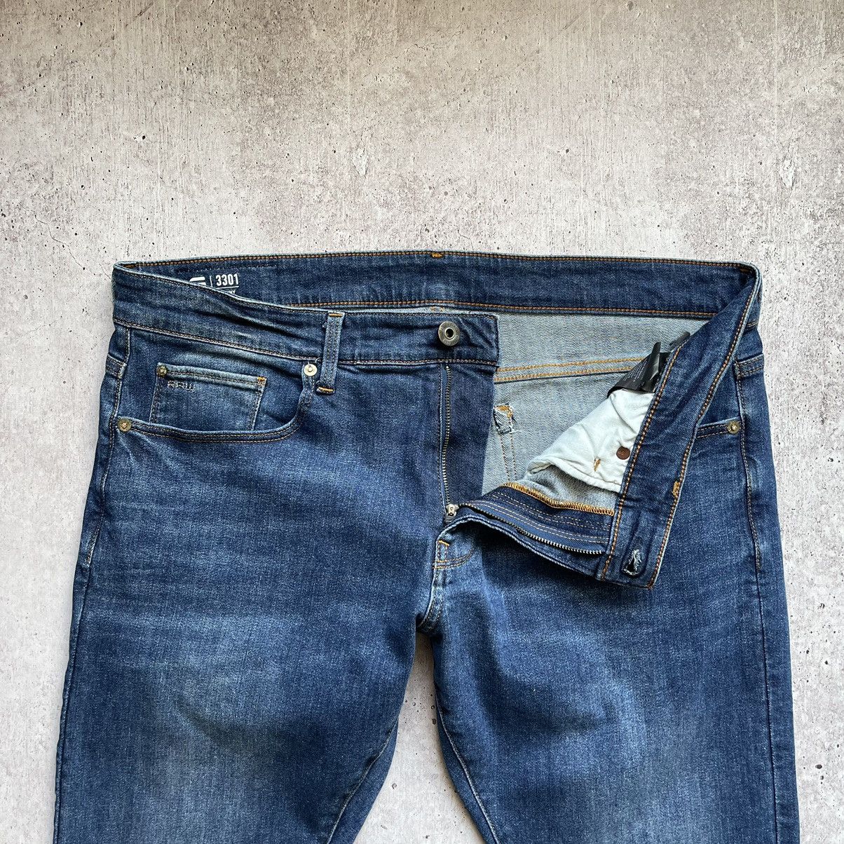 G-Star × Jean Gstar Raw 3301 Skinny Size US 38 / EU 54 - 8 Thumbnail