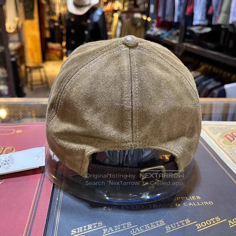 RRL Ralph Lauren RRL Ralph Lauren Suede Baseball Cap Size ONE SIZE - 4 Thumbnail