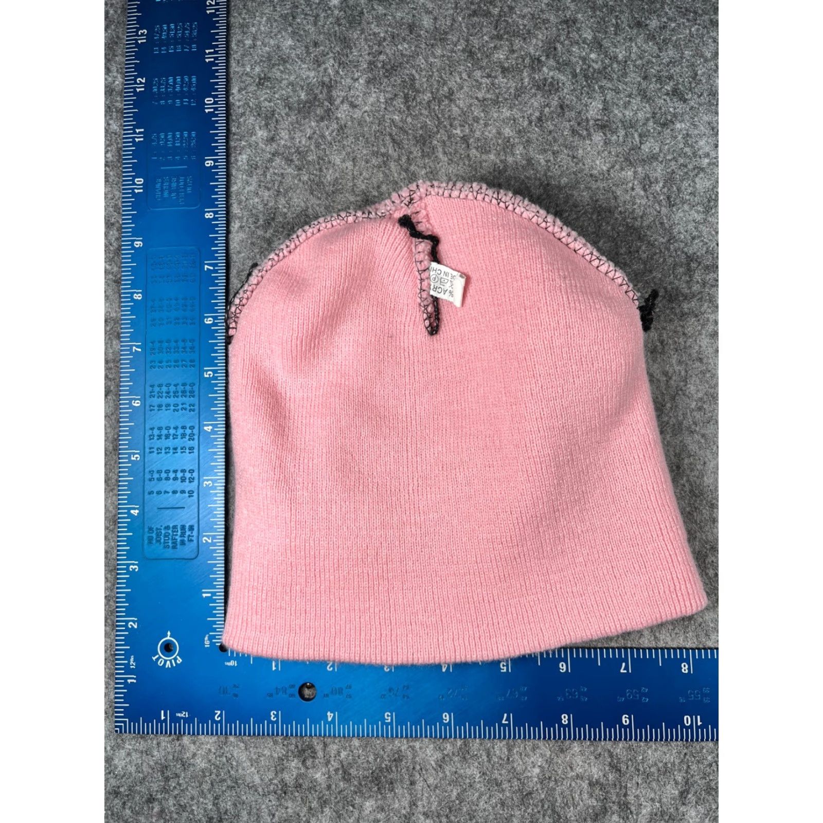 Pinko Pink Knit Skull Bow Beanie Toque Women One Size Embroidered Liteweight Knit – 100% Acrylic Ski Hat” Size ONE SIZE - 6 Thumbnail
