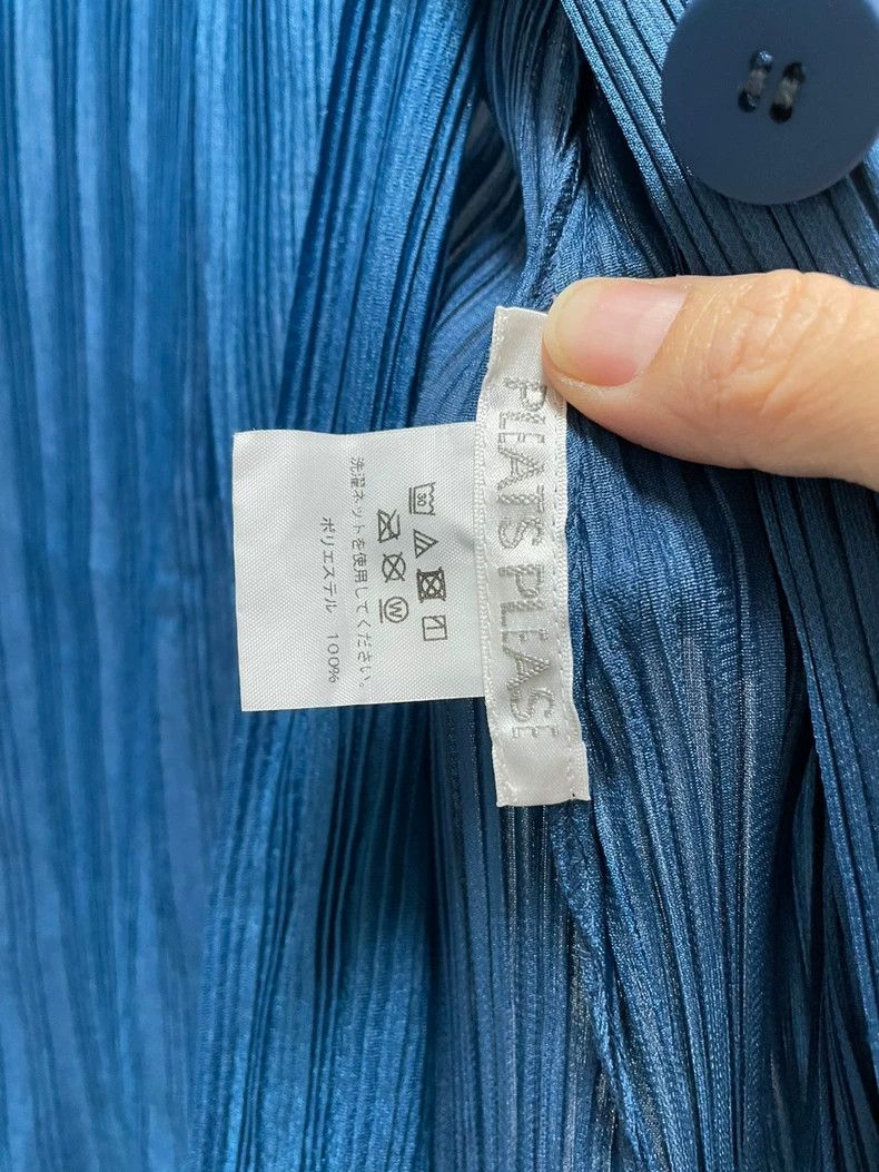 Issey Miyake Issey Miyake Blue pleated coat Size M / US 6-8 / IT 42-44 - 6 Thumbnail