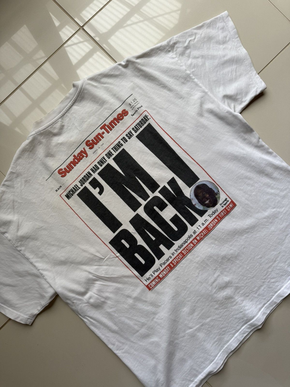 Sergio Calabasas Sergio Calabasas “I’m Back” Jordan Tee Size US XL / EU 56 / 4 - 3 Thumbnail