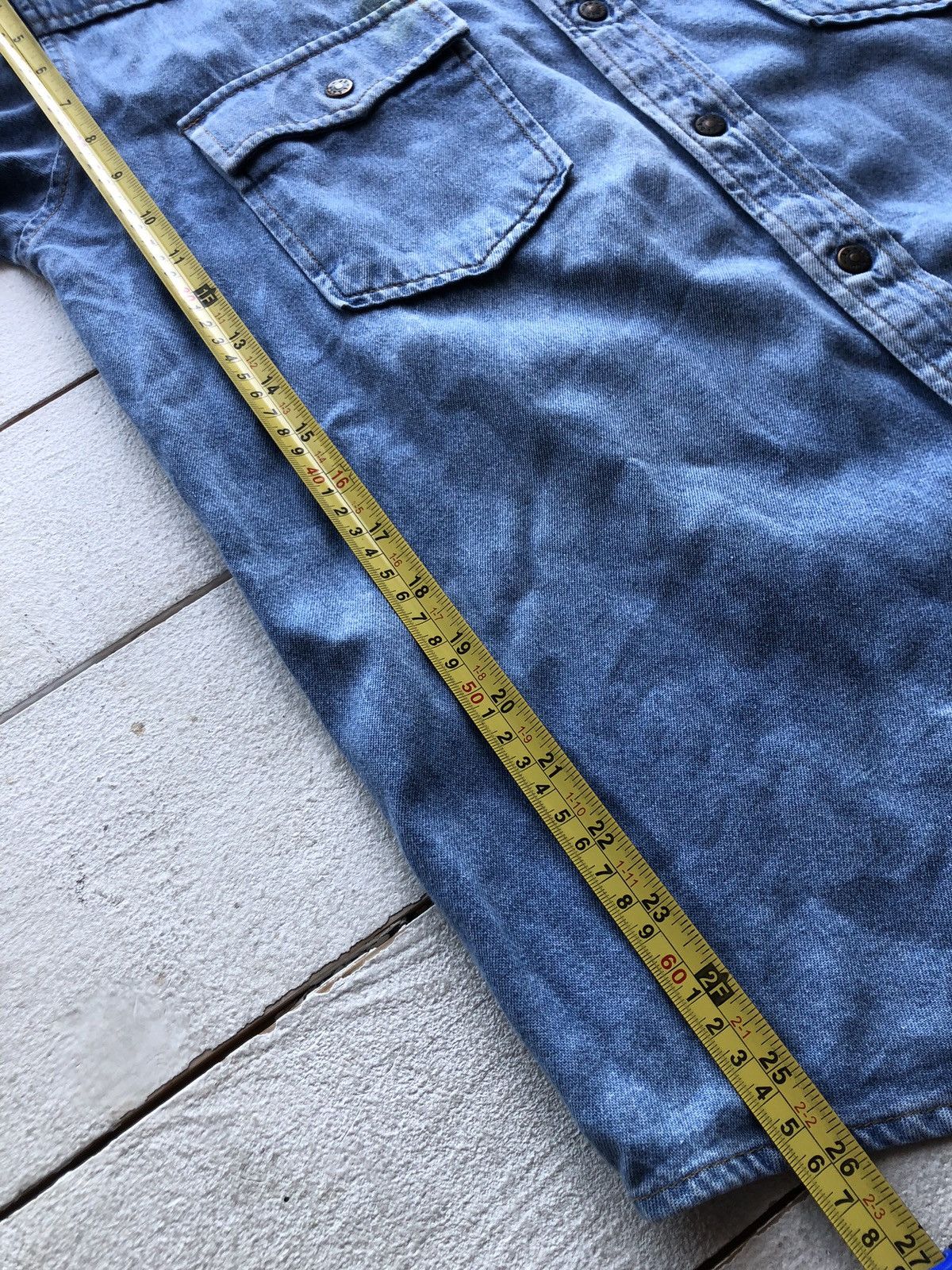 Levi's Very Rare Vintage Levi’s Orange Tab Jeans Shirt Streetwear Size US L / EU 52-54 / 3 - 13 Thumbnail