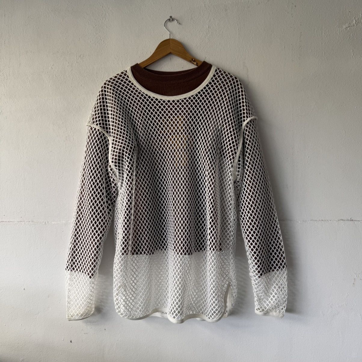 If Six Was Nine 2000s Japanese brand mesh fishnet Size US XXL / EU 58 / 5 - 1 Thumbnail