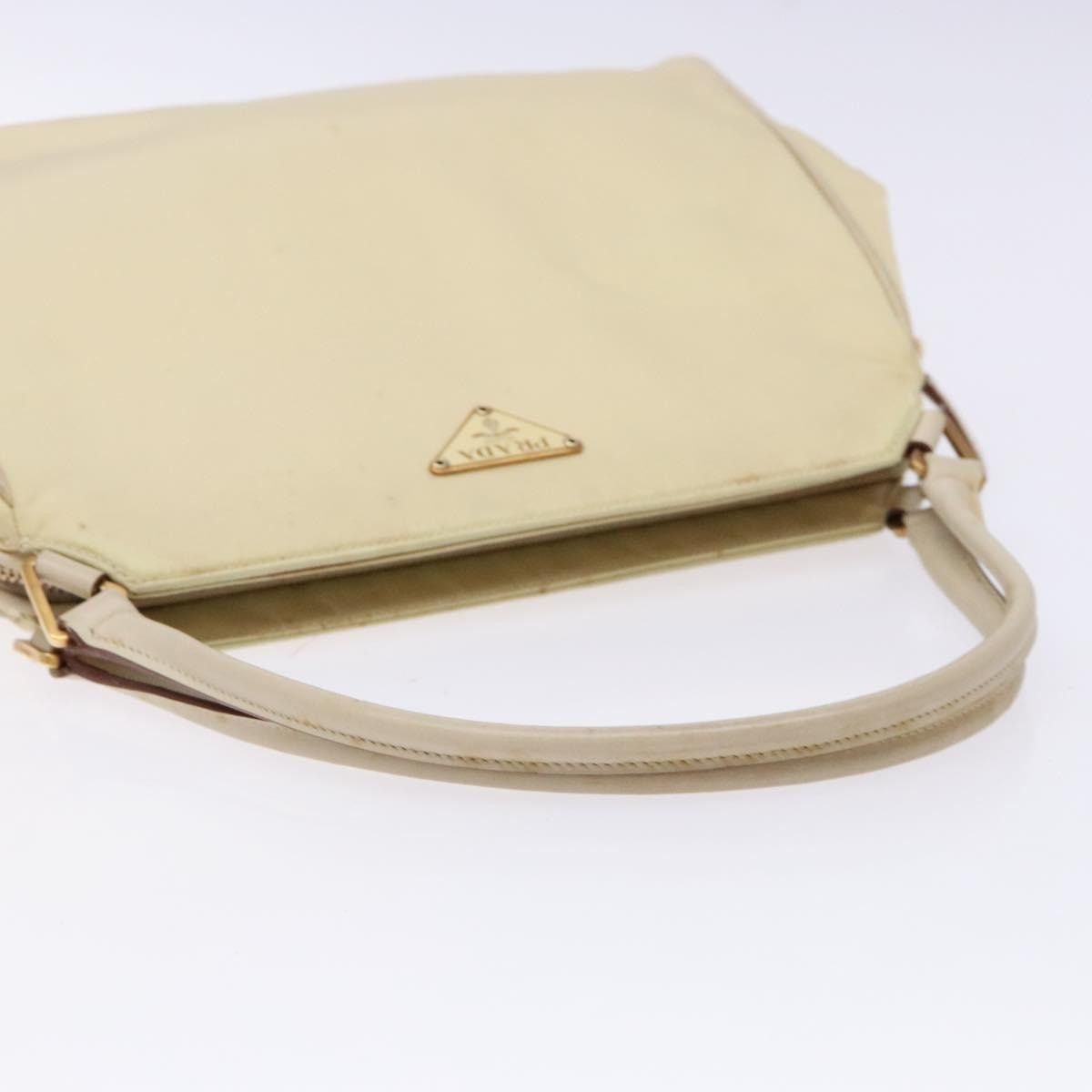 Prada PRADA Hand Bag Nylon Beige Gold Size ONE SIZE - 7 Thumbnail