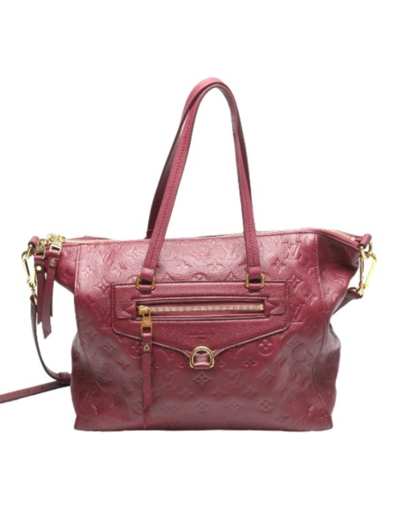image of Louis Vuitton Elegant Copper Canvas Handbag, Women's