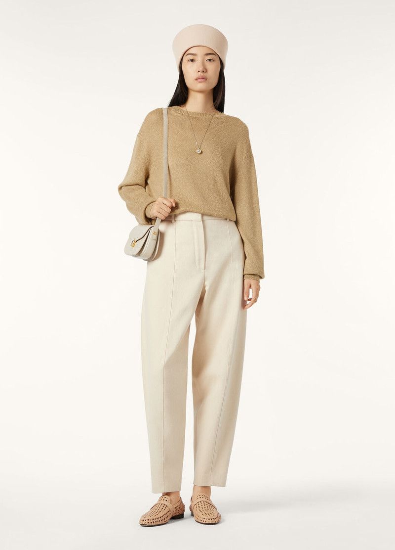 Loro Piana o1srvl11e0526 FAP2772 Brolo Crewneck Sweater in Brown Size L / US 10 / IT 46 - 2 Thumbnail