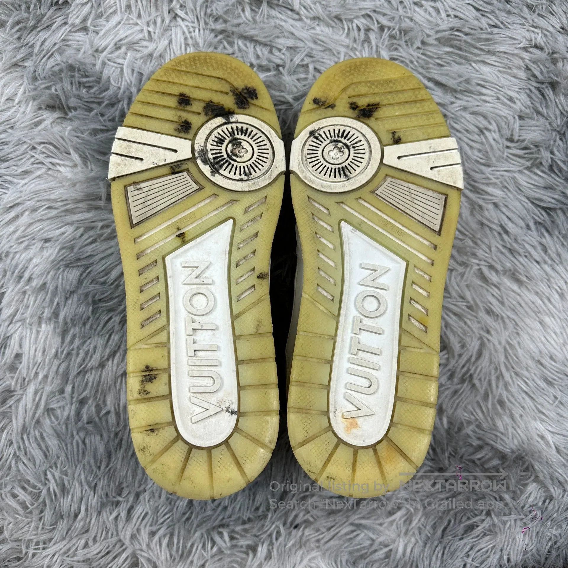 Louis Vuitton lv trainer white cement sneakers size 6. Size US 7 / EU 40 - 5 Thumbnail