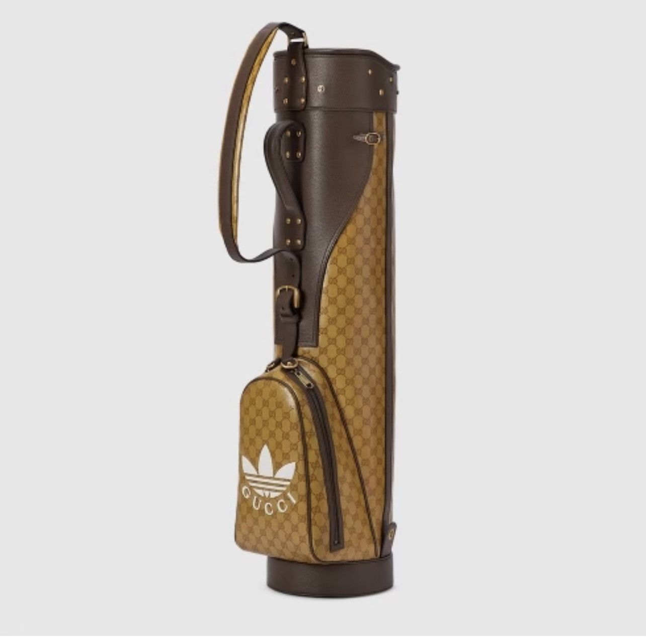 Adidas × Gucci 🔥23K VALUE 🔥 PERFECT GIFT Gucci x Adidas Leather Golf Bag Size ONE SIZE - 1 Thumbnail