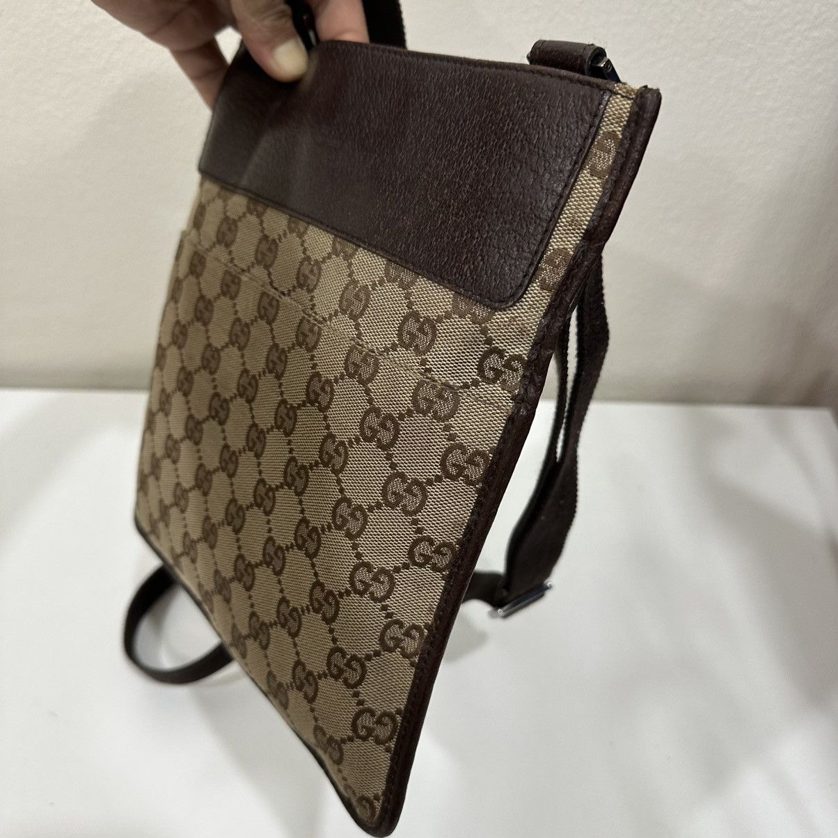 Gucci ‼️LASTDROP‼️ GUCCI GG CANVAS MONOGRAM CROSSBODY BAG 6 Size ONE SIZE - 5 Thumbnail