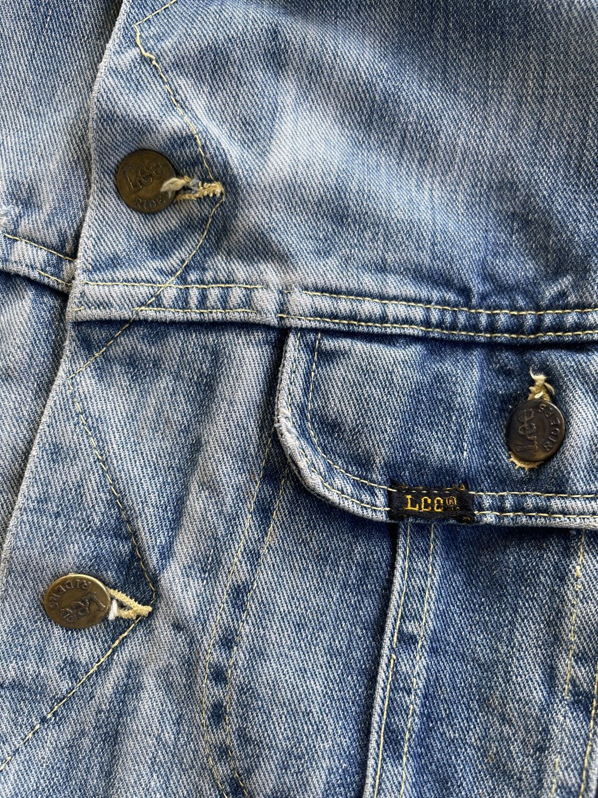 Lee 1960s Lee Storm Rider 101 LJ Blanket Denim Jacket Size US S / EU 44-46 / 1 - 17 Thumbnail