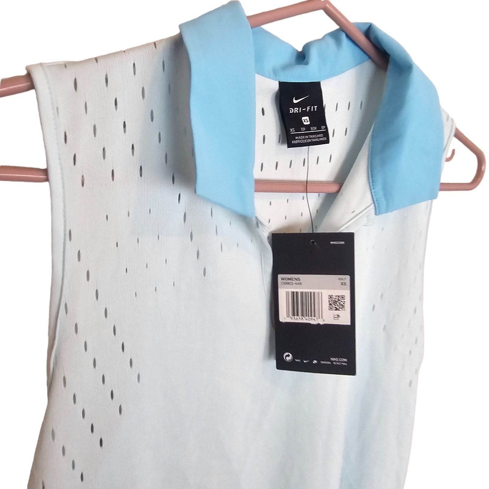 Nike Nike Womens Golf Polo Shirt Ace Summer Jacquard XL Wicking Size XL / US 12-14 / IT 48-50 - 6 Thumbnail