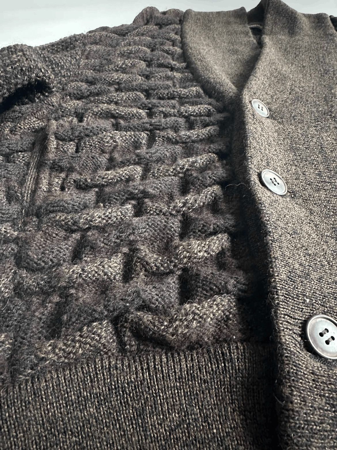 Issey Miyake Issey Miyake Woven Cardigan-2508 Size US M / EU 48-50 / 2 - 3 Thumbnail