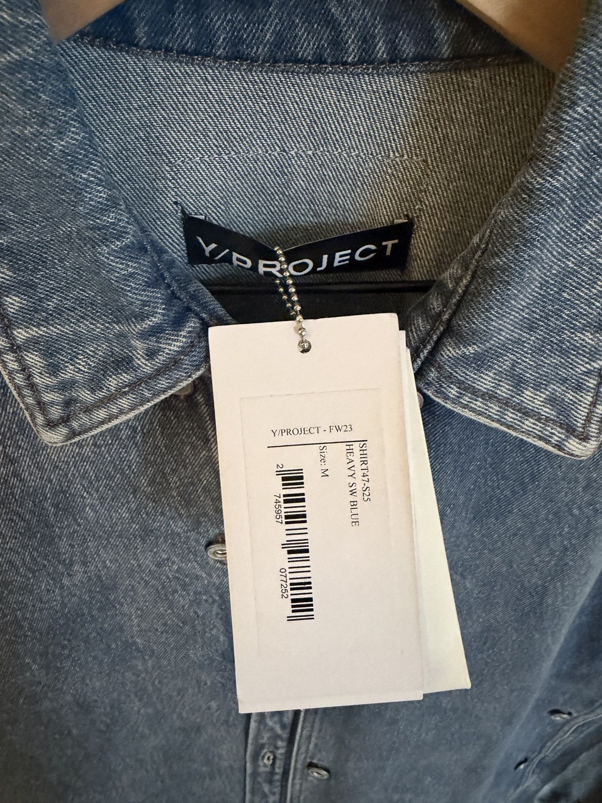 Y/Project Y/Project Snap Off Denim Shirt & Jeans Size US 32 / EU 48 - 3 Thumbnail