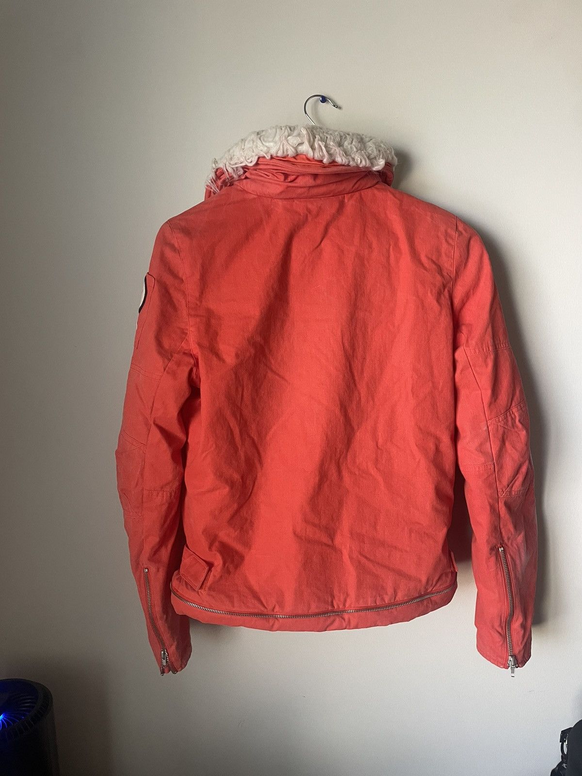 Juicy Couture Women’s Juicy Couture Y2K Orange Bomber Jacket Faux Fur Size S / US 4 / IT 40 - 7 Thumbnail