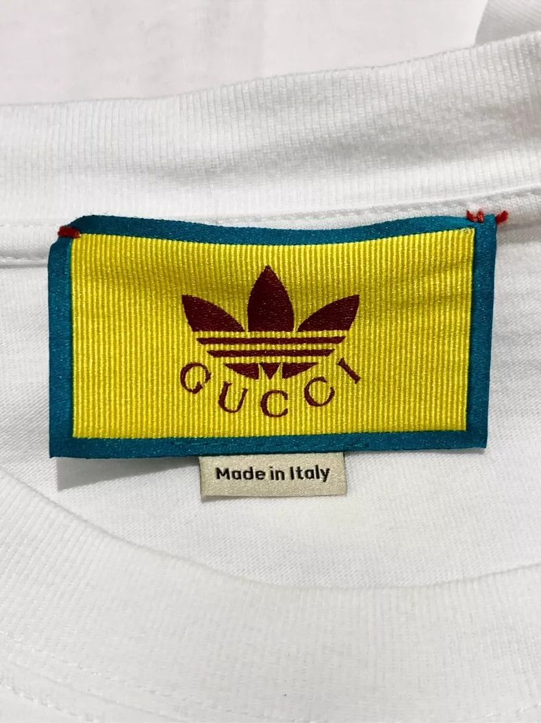 Gucci Gucci Adidas co-branded size M logo pattern printed round-n Size US M / EU 48-50 / 2 - 5 Thumbnail
