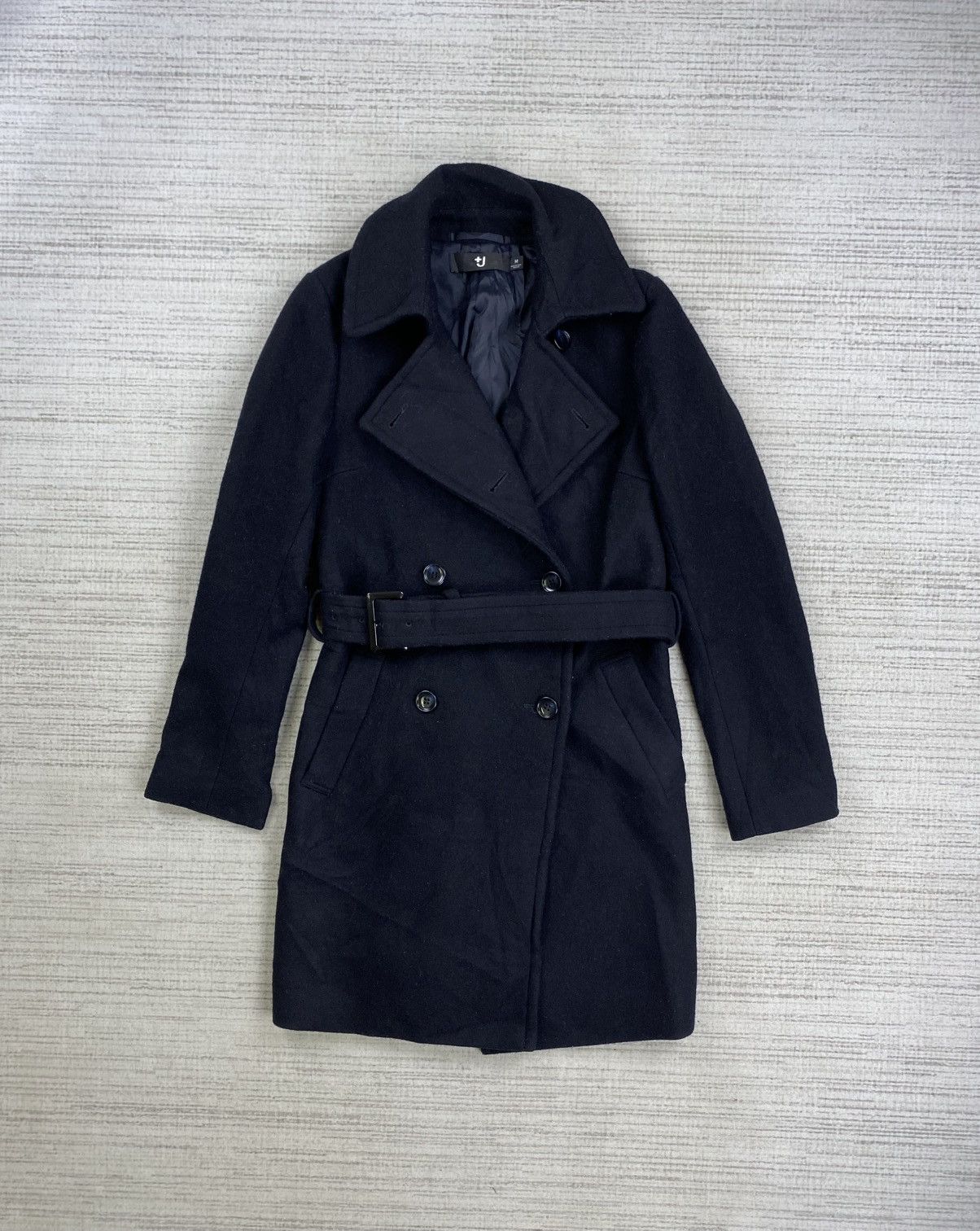Jil Sander × Uniqlo Vintage Jil Sander X Uniqlo Belted Long Coat jacket Size M / US 6-8 / IT 42-44 - 6 Thumbnail