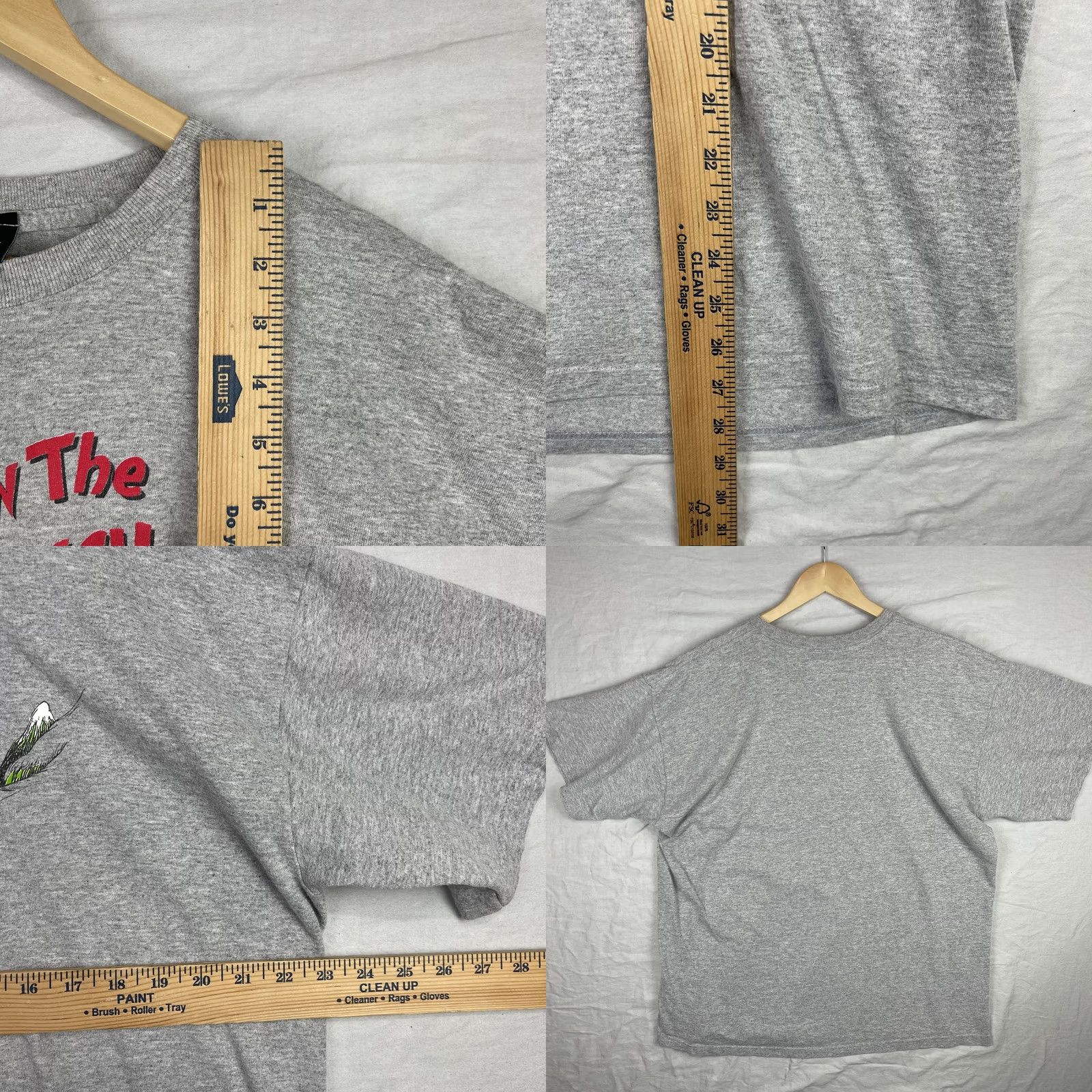 Vintage VINTAGE Grinch Shirt Mens XL Gray Dr Seuss How The Grinch Stole Christmas Tee Size US XL / EU 56 / 4 - 8 Thumbnail