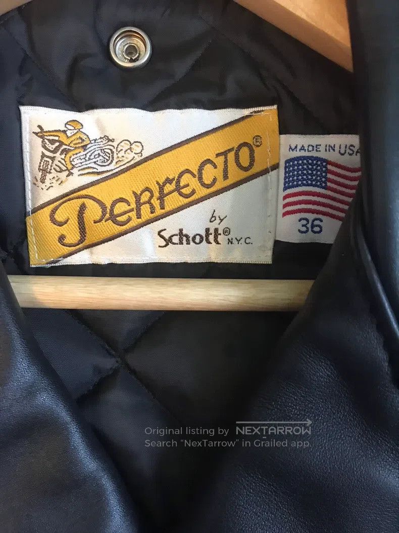 Schott Schott NYC limited edition motorcycle leather jacket Size US XXS / EU 40 - 3 Thumbnail