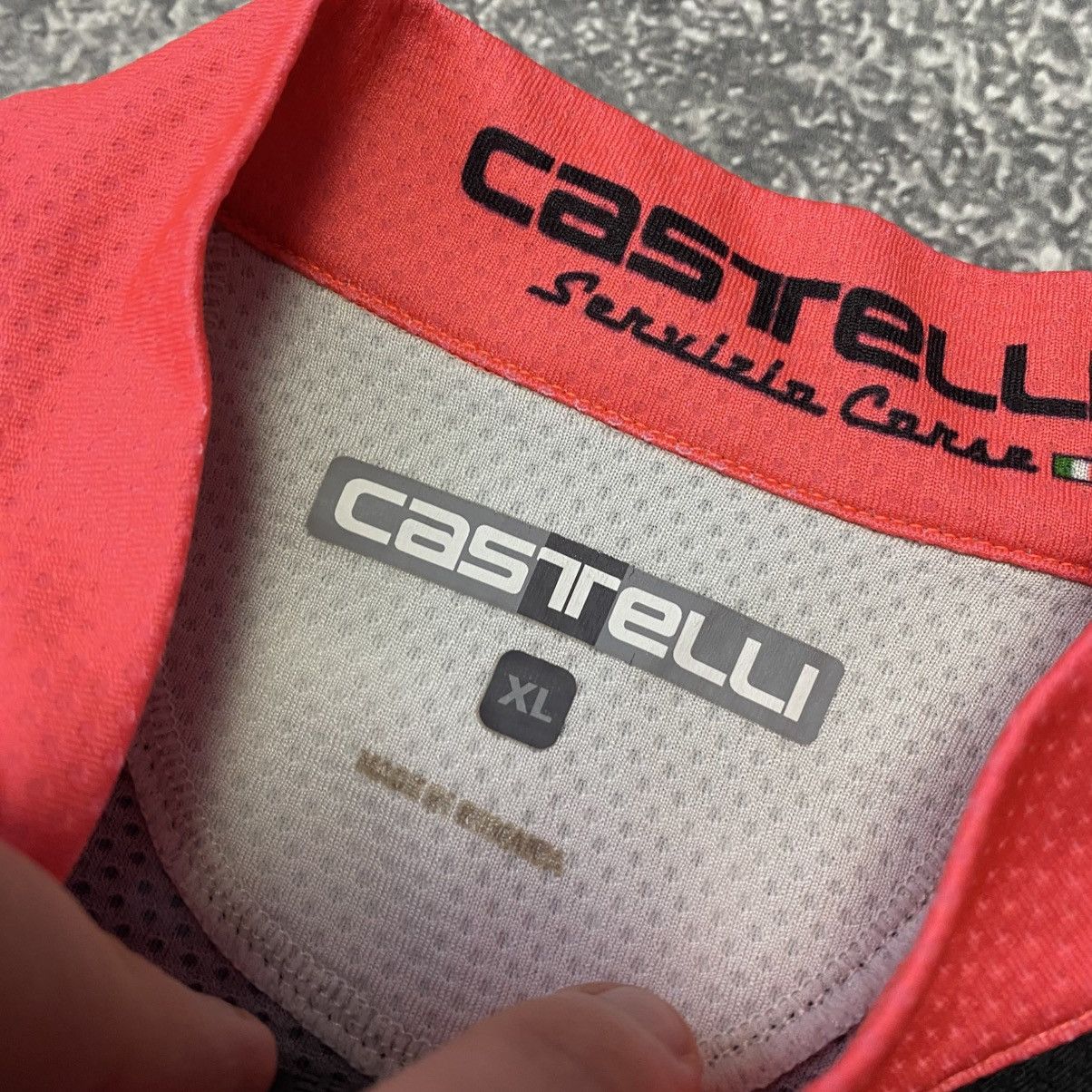 Vintage Mens Castelli Big logo cycling sports black y2k hersey tee Size US XL / EU 56 / 4 - 6 Thumbnail