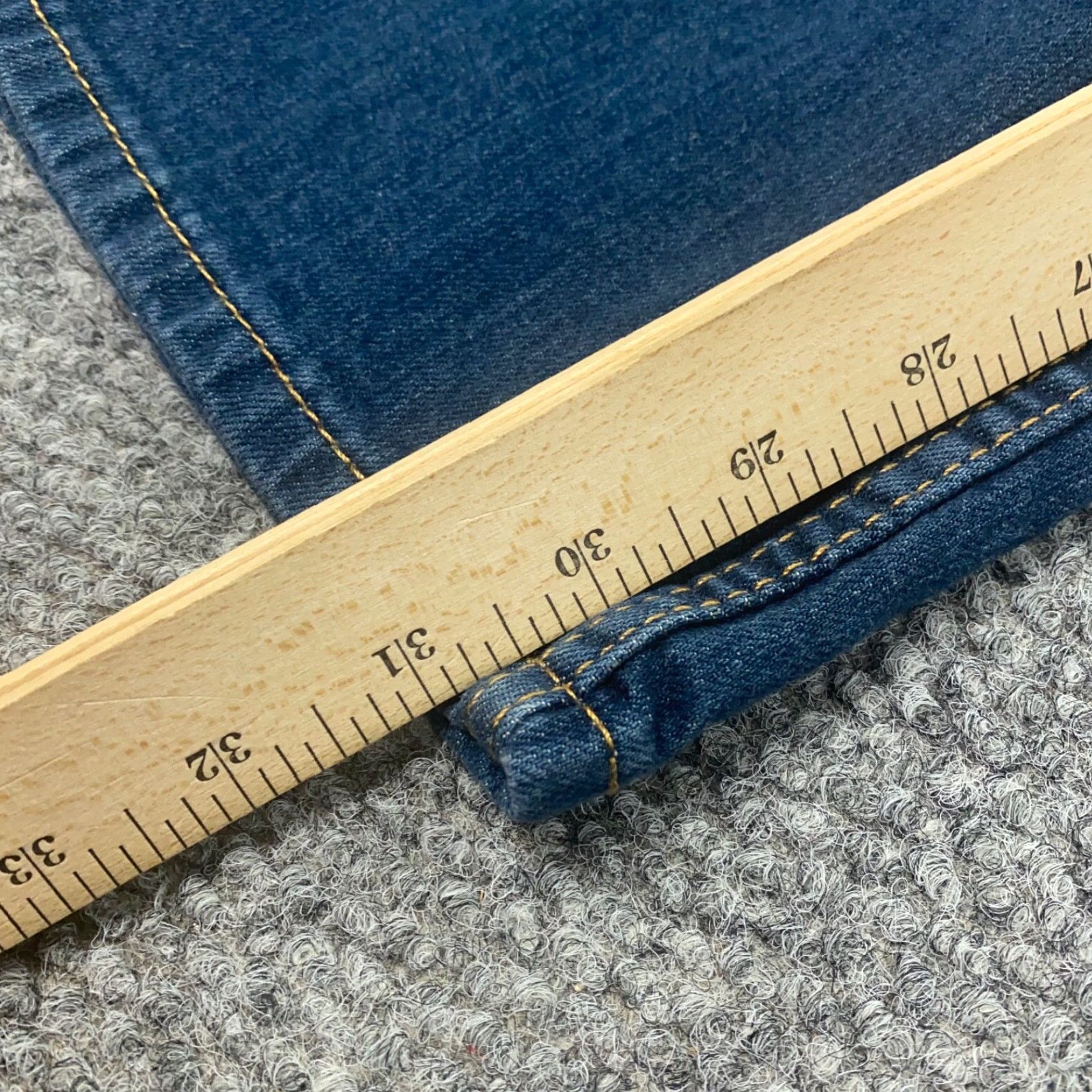 Levi's Levis Jeans 514 Mens Blue 39x31 Straight Stretch Size US 39 - 5 Thumbnail