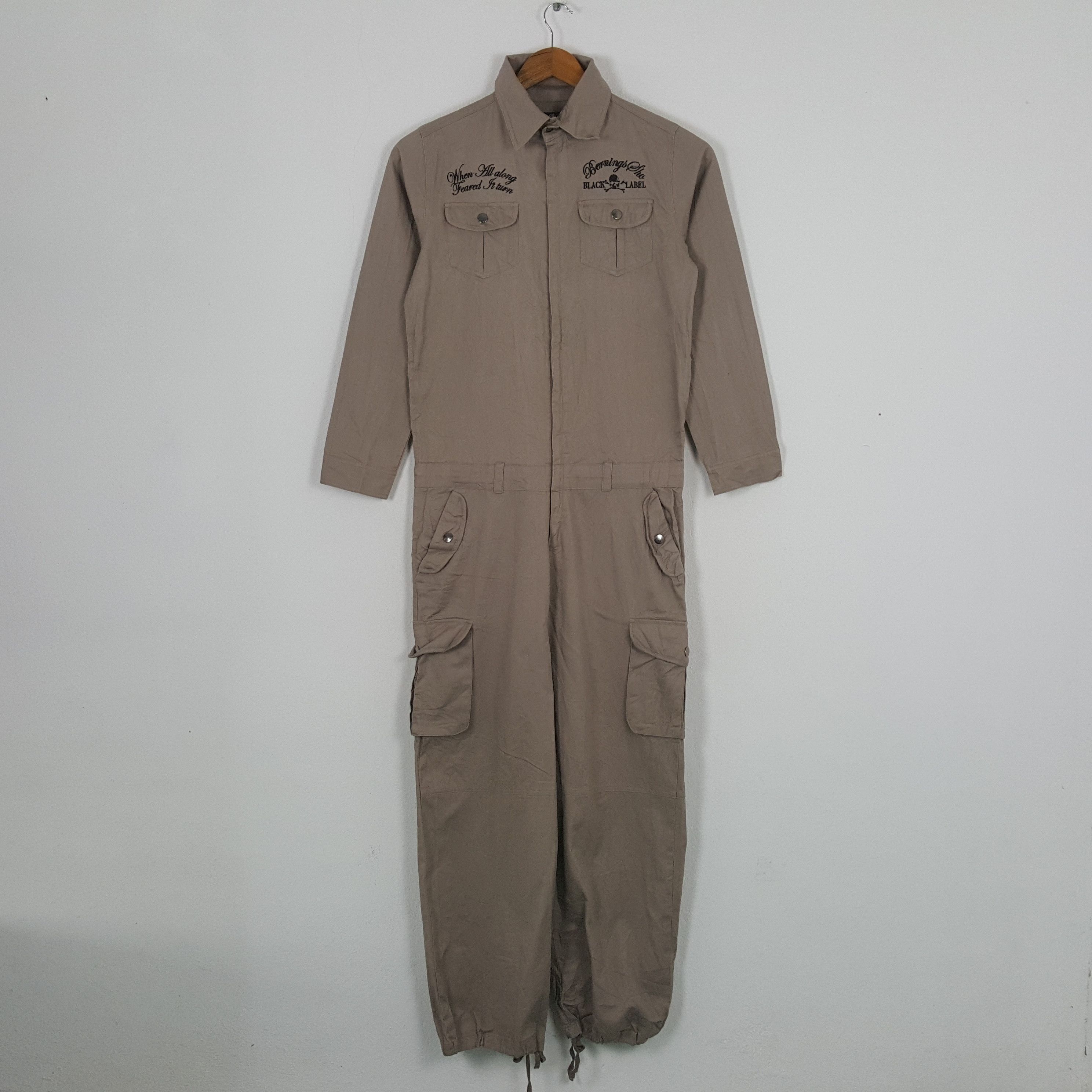 Designer × Japanese Brand × Vintage Vintage Japanese Brand Punk Style Coverall Jacket C284N18 Size US S / EU 44-46 / 1 - 4 Thumbnail